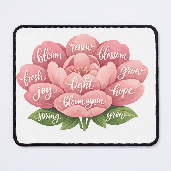 Item preview, Spring Floral Typography Inspirational designed and sold by Byte-shirt.