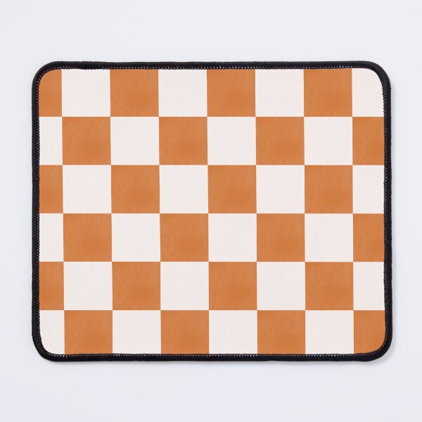 Item preview, Lido Deck Checkerboard - Retro Orange & White  designed and sold by Home Cyn Home.