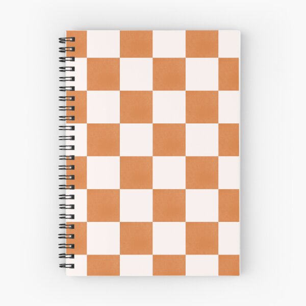 Item preview, Lido Deck Checkerboard - Retro Orange & White  designed and sold by Home Cyn Home.