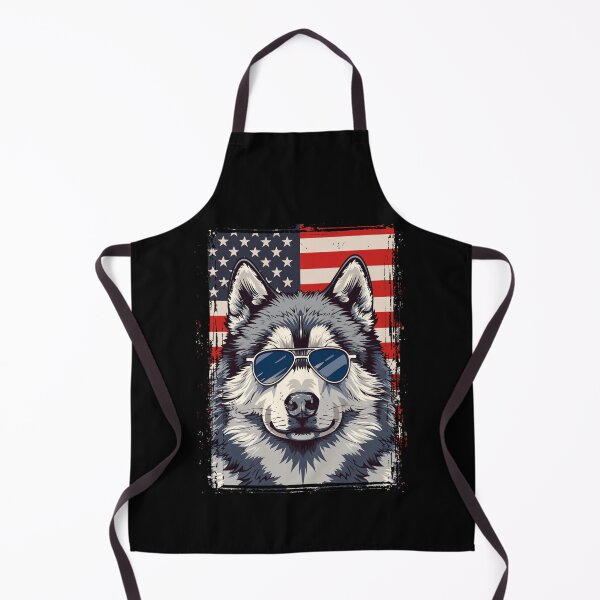 Item preview, Funny Alaskan Malamute 4th July USA Flag America Mom Dad Kids designed and sold by rafaeltto.