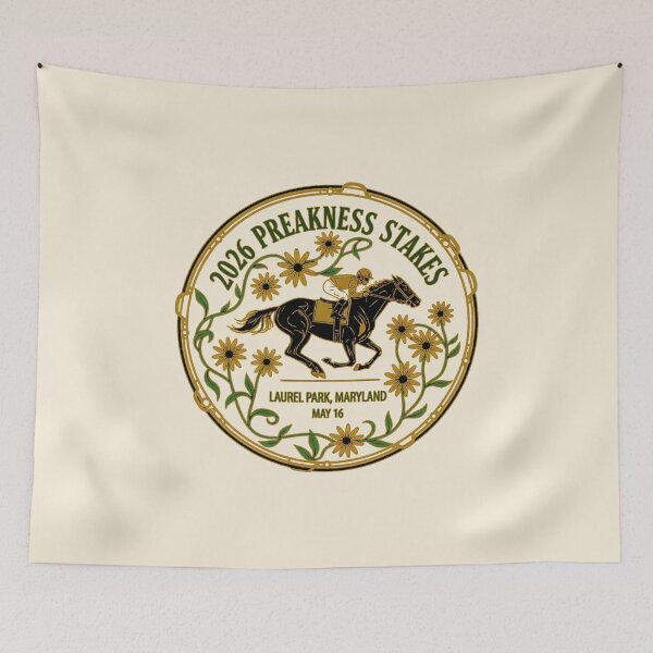 Item preview, Preakness 2026 Horse Racing Design on Apparel, Gifts and More designed and sold by Ginny Luttrell.