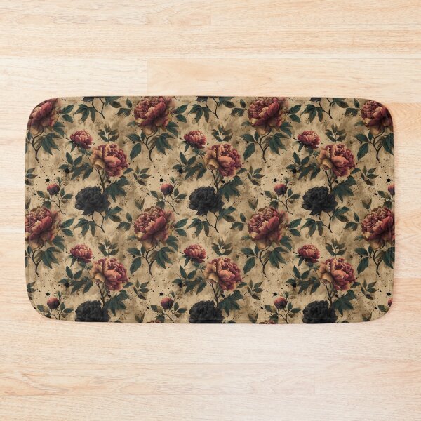 Item preview, Vintage Distressed Peony Botanical Pattern designed and sold by Prismatect.
