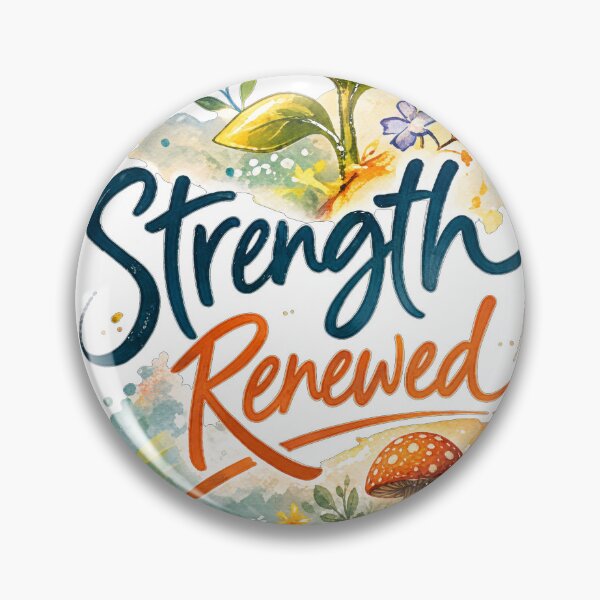 Item preview, Strength Renewed – Inspirational Christian Quote designed and sold by lindalifepeace.