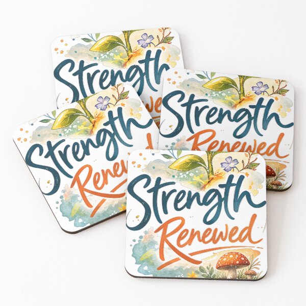 Item preview, Strength Renewed – Inspirational Christian Quote designed and sold by lindalifepeace.
