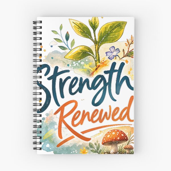 Item preview, Strength Renewed – Inspirational Christian Quote designed and sold by lindalifepeace.