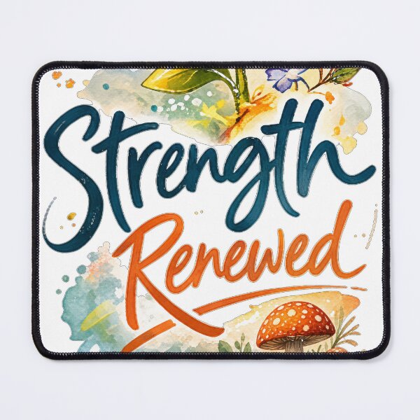 Item preview, Strength Renewed – Inspirational Christian Quote designed and sold by lindalifepeace.