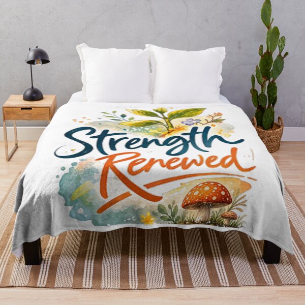 Item preview, Strength Renewed – Inspirational Christian Quote designed and sold by lindalifepeace.