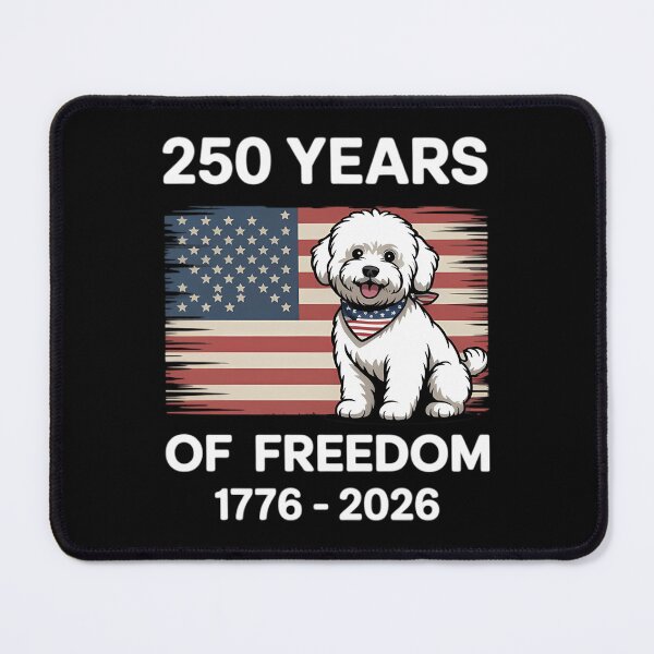 Item preview, 250 Years America Anniversary Bichon Frise 250th Anniversary designed and sold by TyraYoung.