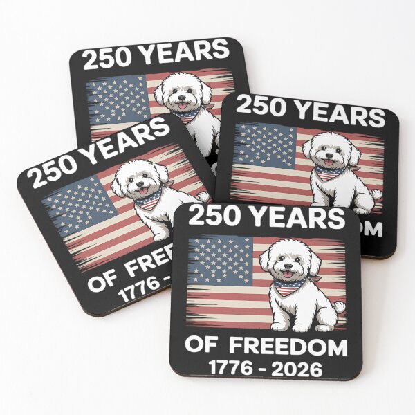 Item preview, 250 Years America Anniversary Bichon Frise 250th Anniversary designed and sold by TyraYoung.