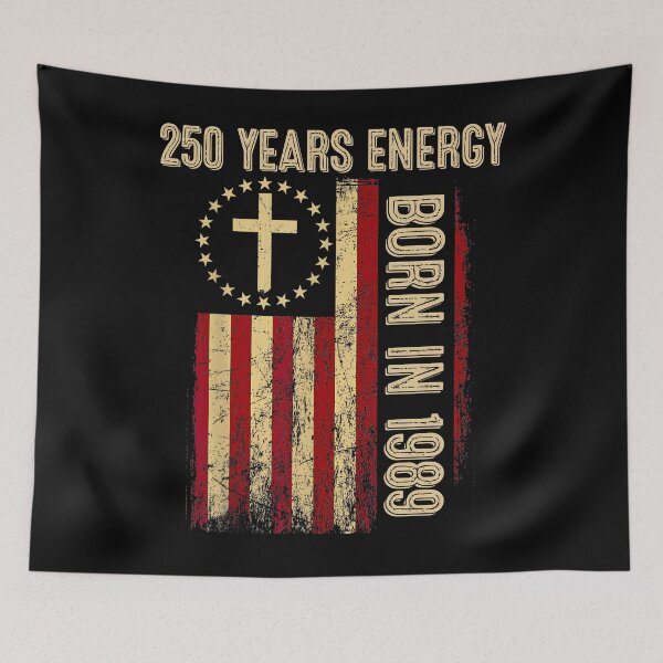 Item preview, 250 Years Energy Born in 1989 Vintage Birthday 37 Years Old designed and sold by RoyesButler.