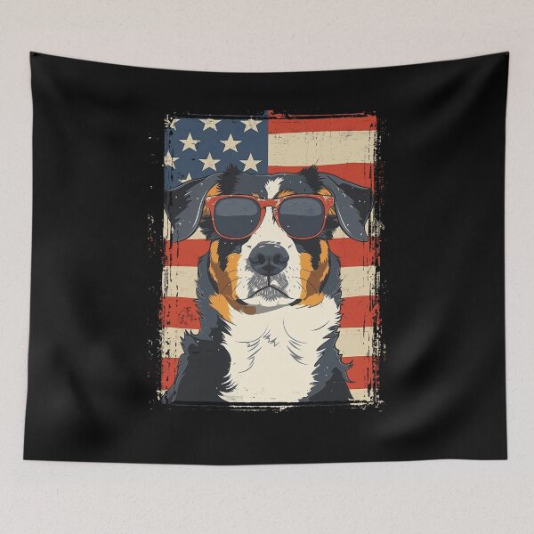 Item preview, Funny Appenzeller Sennenhund 4th July USA Flag America Mom Dad Kids designed and sold by rafaeltto.