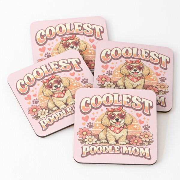 Item preview, Poodle Mom, Coolest Poodle Mom designed and sold by graphic-genie.