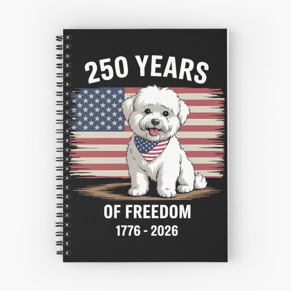 Item preview, 250 Years America Anniversary Bichon Frise 250th Anniversary designed and sold by TyraYoung.