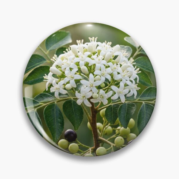 Item preview, Aromatic Blooms: Curry Leaf Flower and Fruit designed and sold by Mindful Heritage.