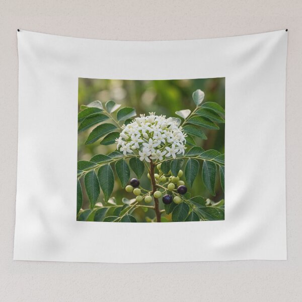 Item preview, Aromatic Blooms: Curry Leaf Flower and Fruit designed and sold by Mindful Heritage.