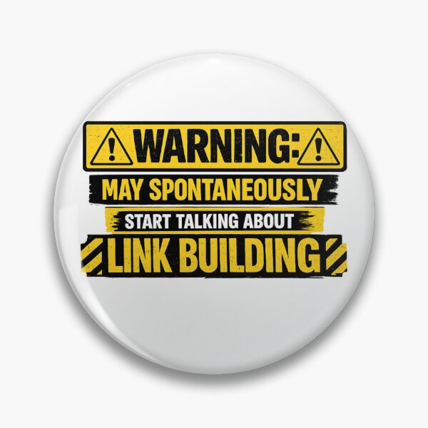 Item preview, SEO Truths Link Building Warning Label designed and sold by Art by Debasish.