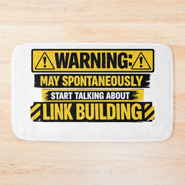 Item preview, SEO Truths Link Building Warning Label designed and sold by Art by Debasish.