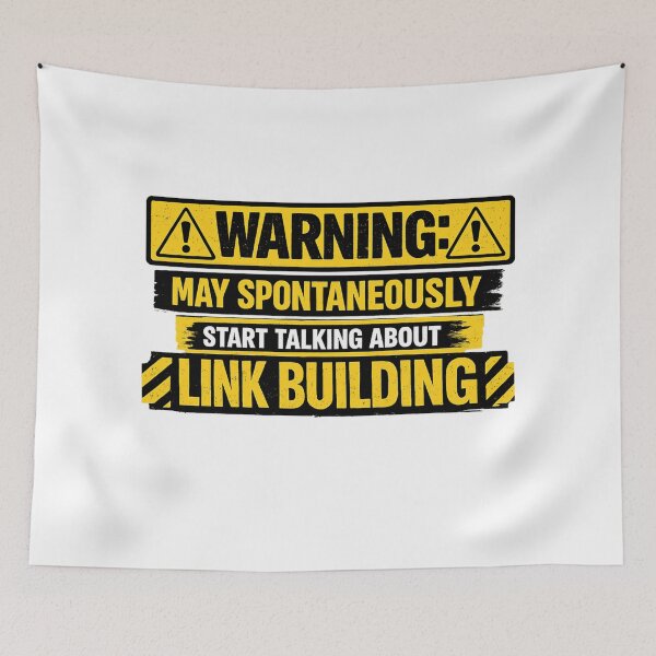 Item preview, SEO Truths Link Building Warning Label designed and sold by Art by Debasish.