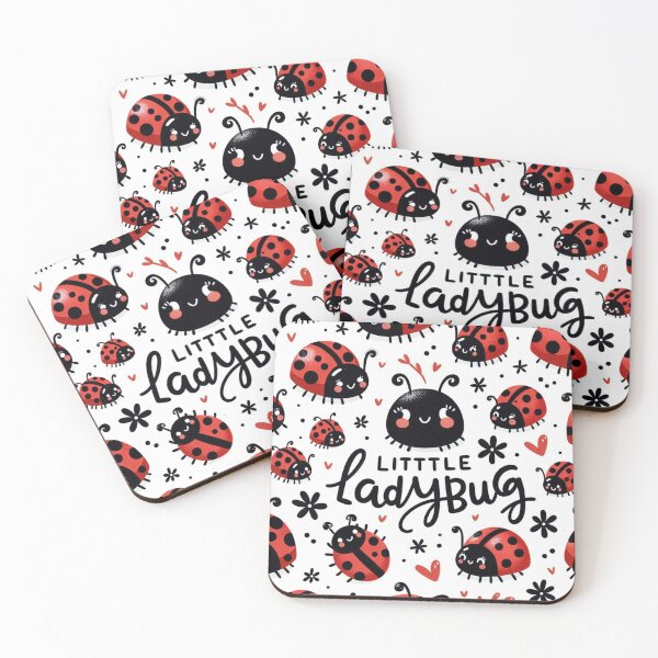 Item preview, Playful Cartoon Ladybugs designed and sold by purplesensation.