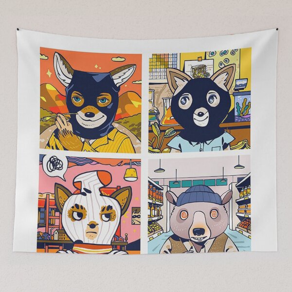 Item preview, fantastic mr. fox collage designed and sold by savanacray.