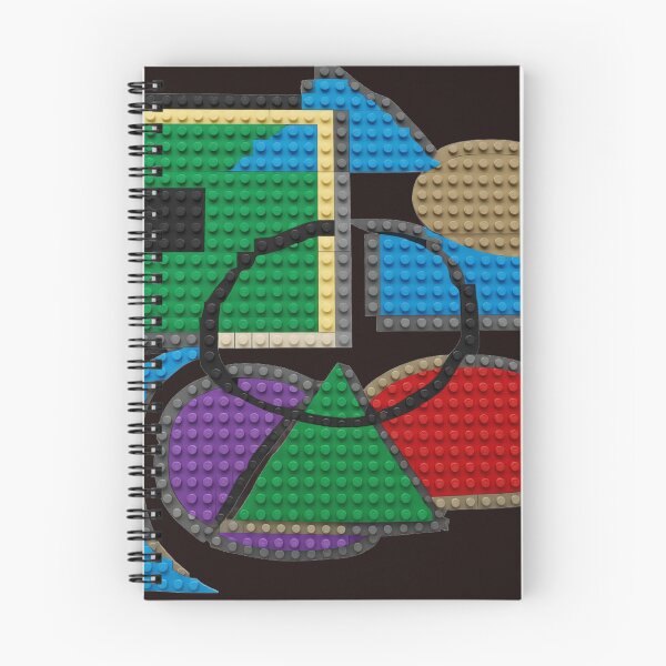 Item preview, Shapes Misbehaving Brick Mosaic colorful geometric abstract designed and sold by SmashingDeals.