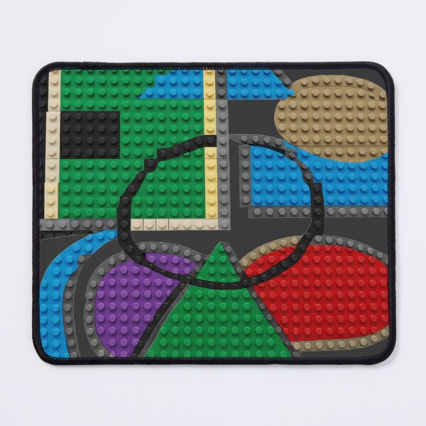 Item preview, Shapes Misbehaving Brick Mosaic colorful geometric abstract designed and sold by SmashingDeals.