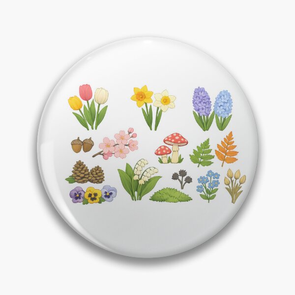 Item preview, Spring Wildflowers Botanical Floral designed and sold by Byte-shirt.
