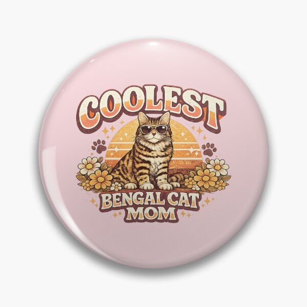 Item preview, Bengal Mom, Coolest Bengal Mom, Bengal Cat Mom designed and sold by graphic-genie.