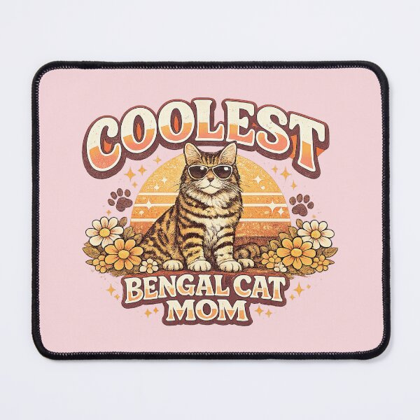 Item preview, Bengal Mom, Coolest Bengal Mom, Bengal Cat Mom designed and sold by graphic-genie.