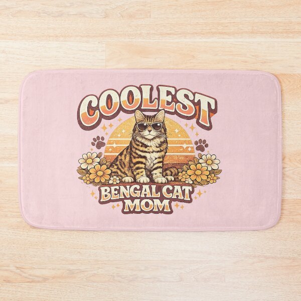 Item preview, Bengal Mom, Coolest Bengal Mom, Bengal Cat Mom designed and sold by graphic-genie.