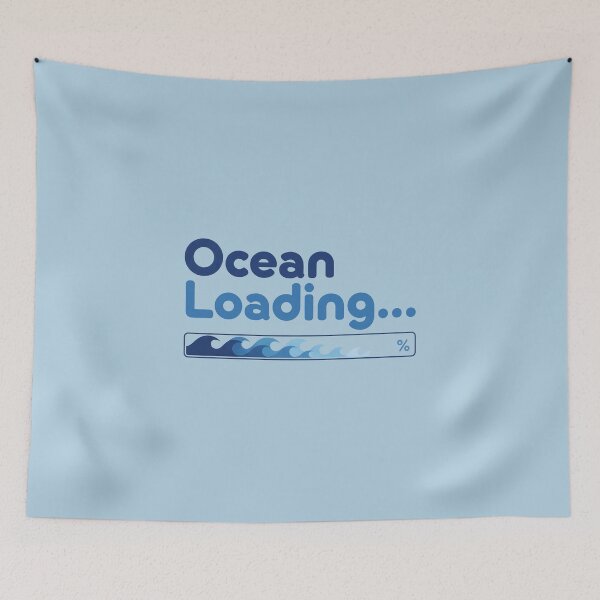 Item preview, Ocean Loading – Coastal Identity Typography Design designed and sold by Sea Gem.