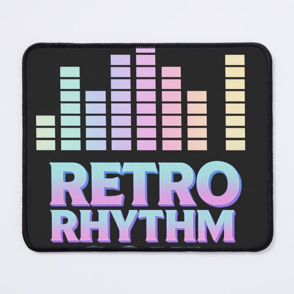 Item preview, Retro Rhythm Soul – Faded Neon Synthwave Equalizer Design designed and sold by JonelCrafts.