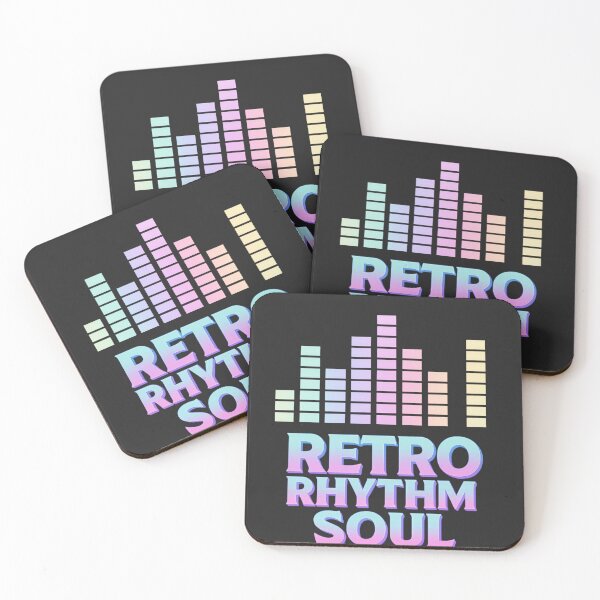 Item preview, Retro Rhythm Soul – Faded Neon Synthwave Equalizer Design designed and sold by JonelCrafts.