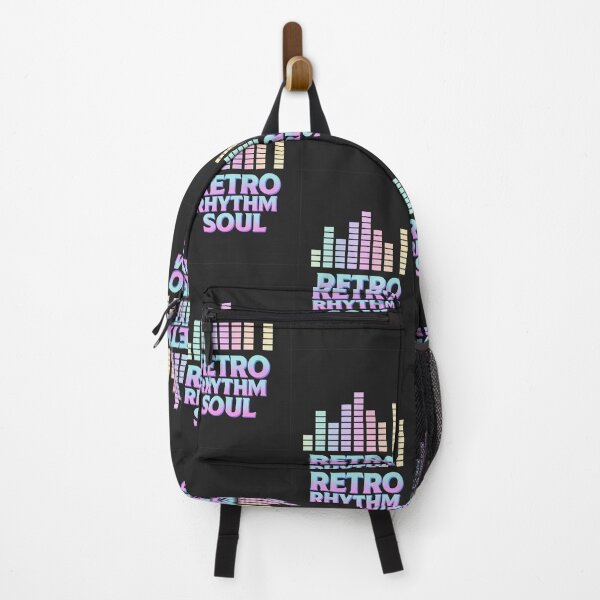 Item preview, Retro Rhythm Soul – Faded Neon Synthwave Equalizer Design designed and sold by JonelCrafts.