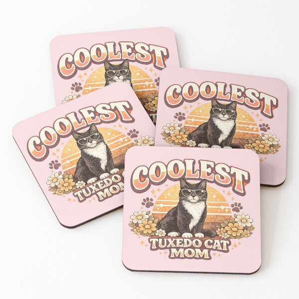 Item preview, Tuxedo Mom, Coolest Tuxedo Mom, Tuxedo Cat Mom designed and sold by graphic-genie.