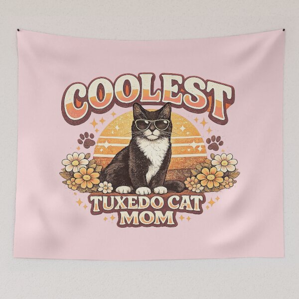 Item preview, Tuxedo Mom, Coolest Tuxedo Mom, Tuxedo Cat Mom designed and sold by graphic-genie.