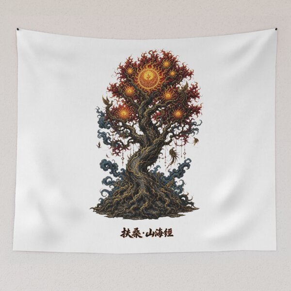 Item preview, Fusang Sun-Rising Sacred Tree — Shan Hai Jing designed and sold by holyminix.