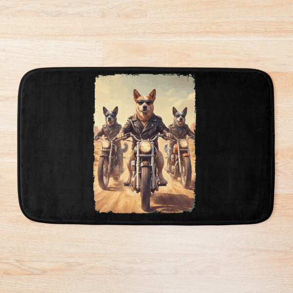 Item preview, Funny Australian Cattle Dog Motorcycle Meme Dog Lover designed and sold by DoodleTortle.