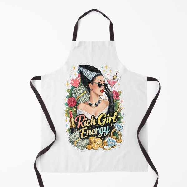 Item preview, Rich Girl Energy Aesthetic Sticker | Boss Babe Luxury Fashion Girl Illustration designed and sold by Artbysarmina.