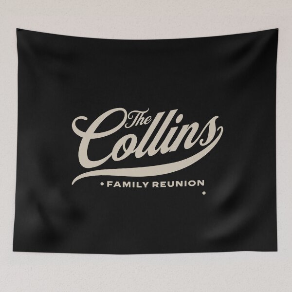 Item preview, Vintage Collins Family Reunion Coat of Arms or Crest Collins designed and sold by CattlettArt.