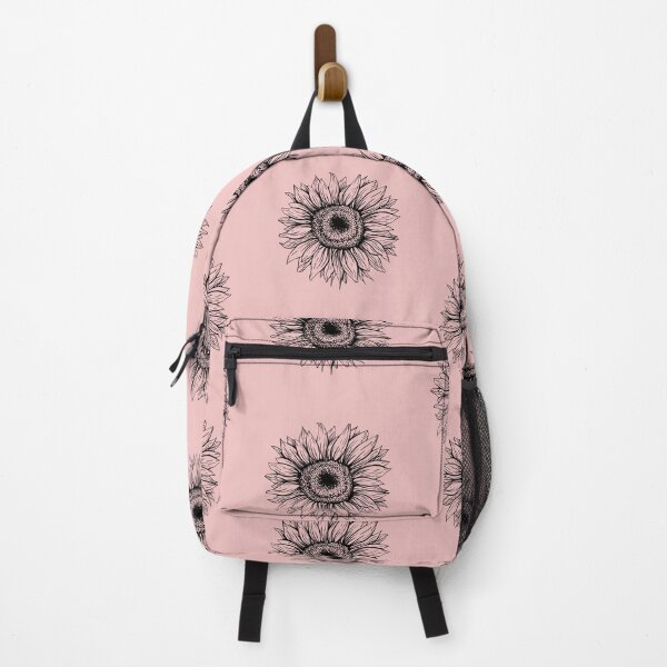 Item preview, Sunflower Line Art Tattoo Style, Black Botanical Floral Design  designed and sold by digitalbob60.
