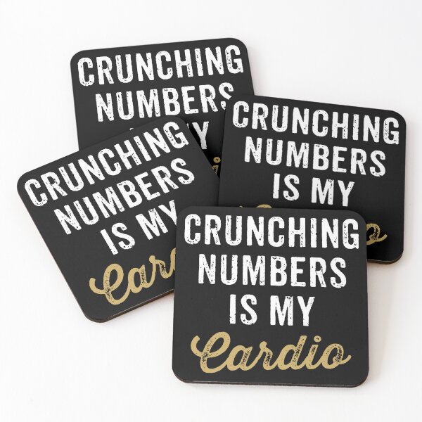 Item preview, Crunching Numbers Is My Cardio - Accountant CPA Gift designed and sold by enyqarelsa.