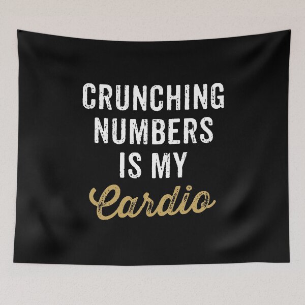 Item preview, Crunching Numbers Is My Cardio - Accountant CPA Gift designed and sold by enyqarelsa.