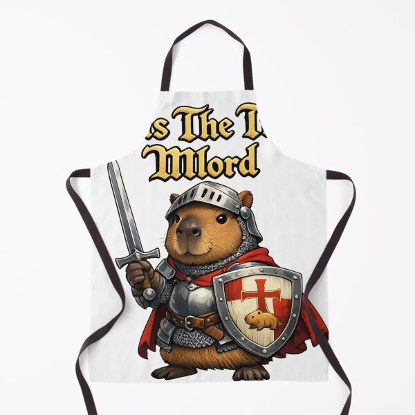 Item preview, Twas The Tism Mlord Capybara Knight designed and sold by Art by Debasish.