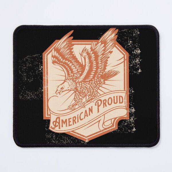 Item preview, American Pround Vintage Eagle USA Made in America designed and sold by CattlettArt.