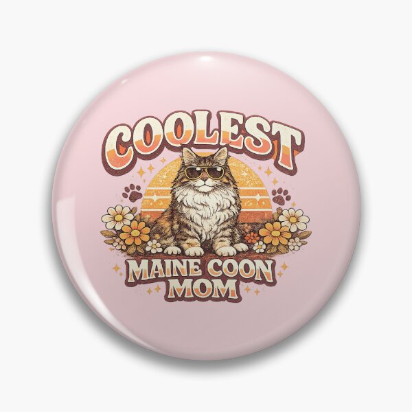 Item preview, Maine Coon Mom, Coolest Maine Coon Mom, Maine Coon Cat Mom designed and sold by graphic-genie.