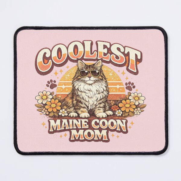 Item preview, Maine Coon Mom, Coolest Maine Coon Mom, Maine Coon Cat Mom designed and sold by graphic-genie.