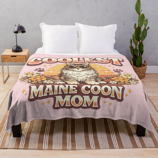 Item preview, Maine Coon Mom, Coolest Maine Coon Mom, Maine Coon Cat Mom designed and sold by graphic-genie.