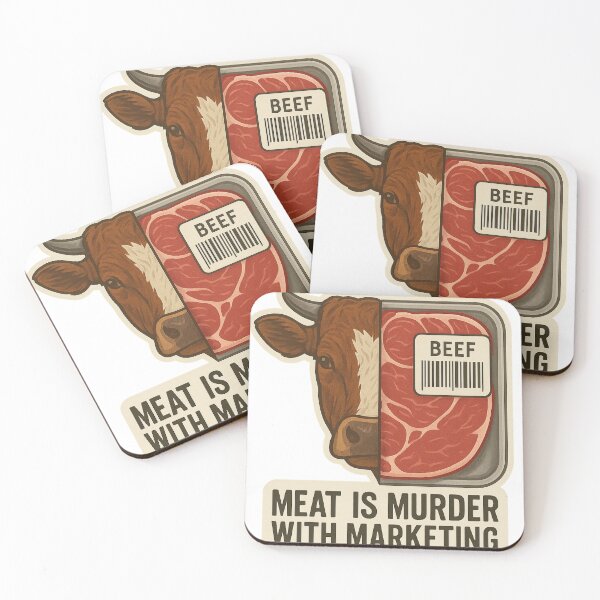 Item preview, Meat Is Murder Message designed and sold by Velvet-motive.