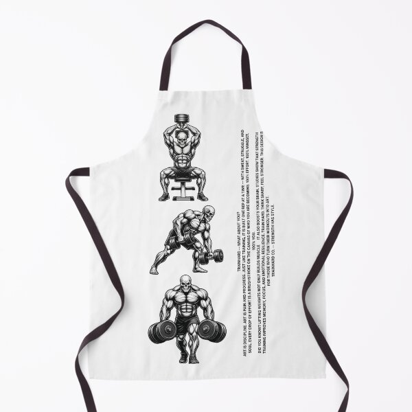 Item preview, TrainHard Skull Heavy Lift – Hardcore Gym Strength Motivation Design designed and sold by TrainHardCo.